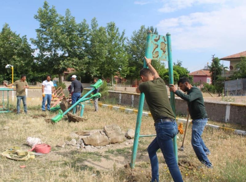 Boğazlıyan’da Çocuk parkları yenileniyor
