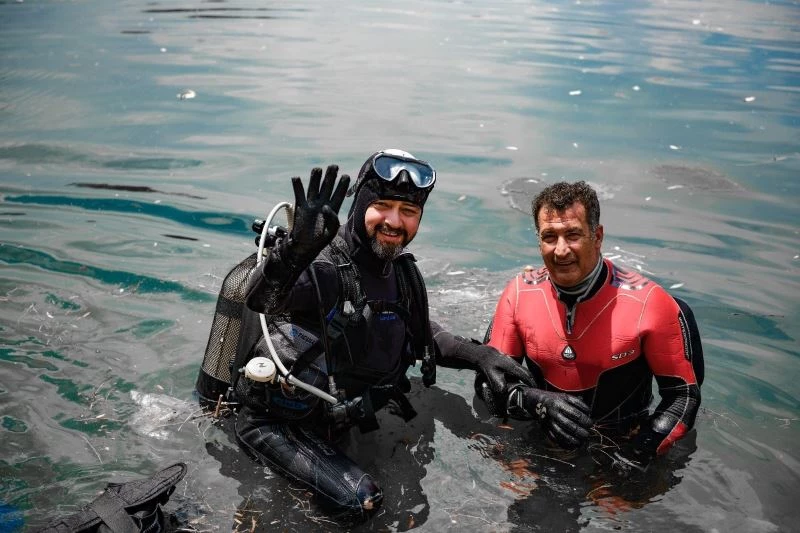 Pınarbaşı’nda tüplü dalış etkinliği
