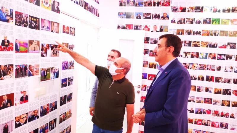 Tüfenkci, vatan ve Cumhurbaşkanı sevgisiyle 2 bin 23 sayfa şiir yazan başyiğit’i ziyaret etti
