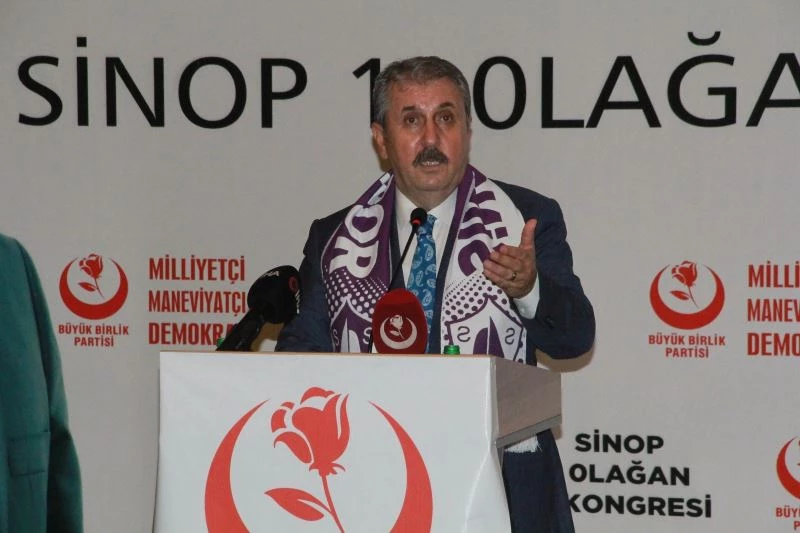 BBP Genel Başkanı Destici: “İnşallah bu süreç PKK’nın partisinin kapatılmasıyla sona erecek”
