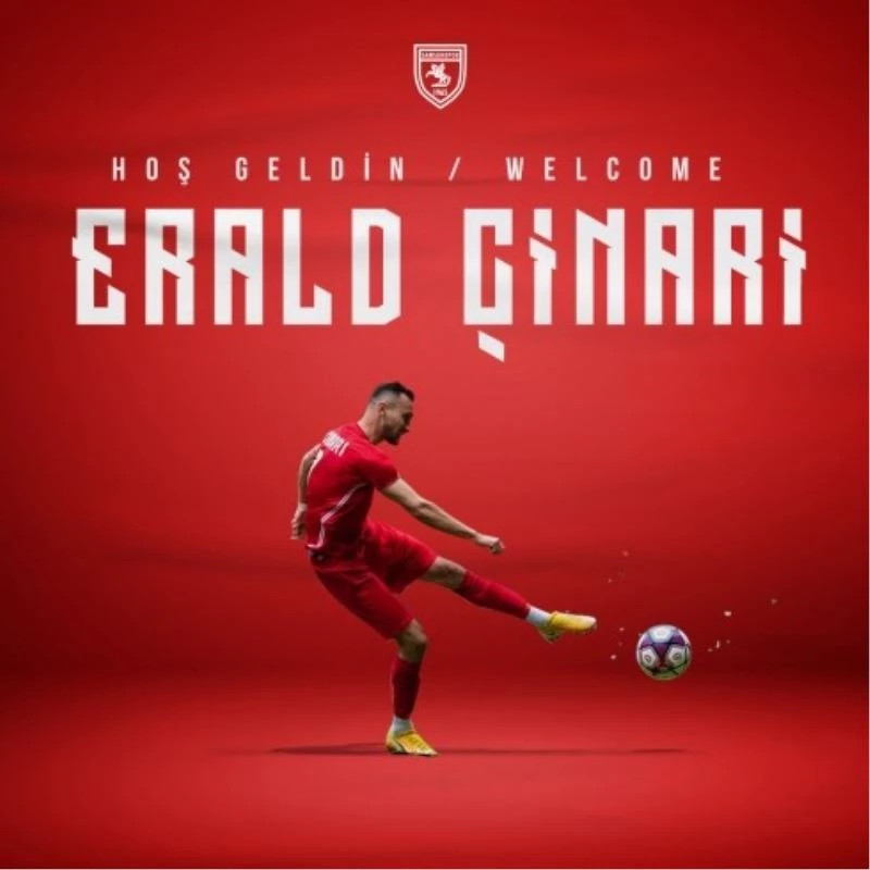 Samsunspor’da sezonun ilk transferi Erald Çinari
