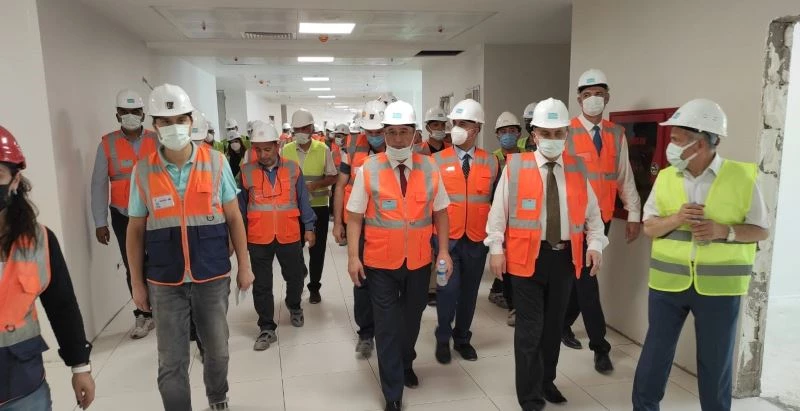 AB desteğiyle Hatay’da inşa edilen hastanede sona geliniyor

