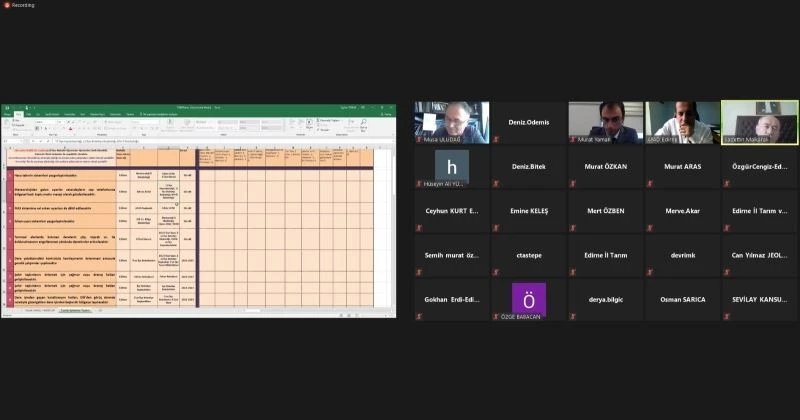 Edirne’de il afet risklerini azalmak için plan çalışması yapıldı
