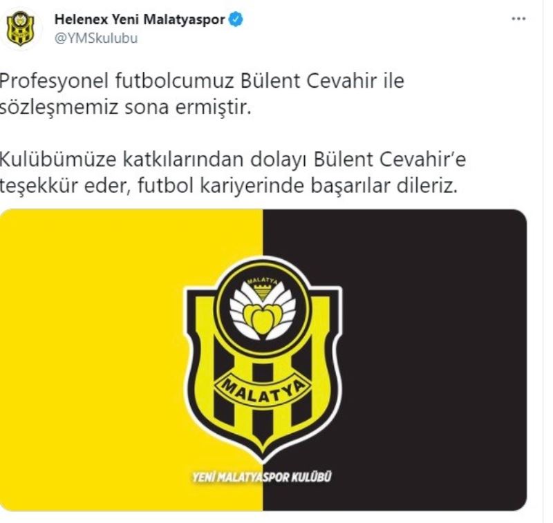 Yeni Malatyaspor’dan Bülent Cevahir’e teşekkür paylaşımı
