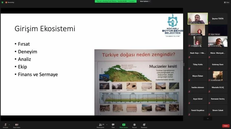 Büyükşehirden ’ekoturizm’ eğitimi
