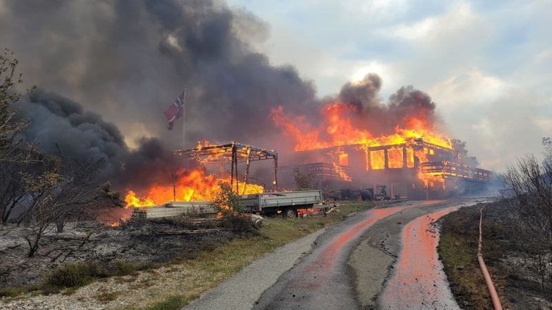 Norveç’te arazi yangını: yaklaşık 500 kişi tahliye edildi
