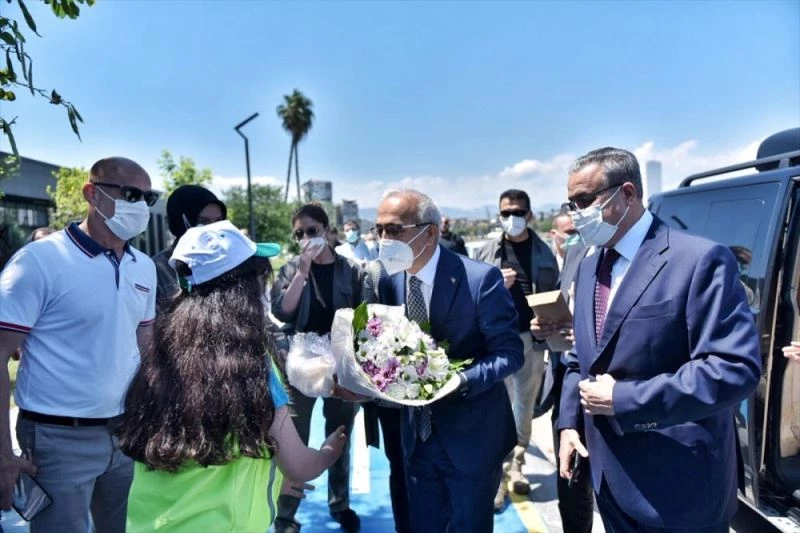 Hazine ve Maliye Bakanı Lütfi Elvan, Mersin Millet Bahçesi