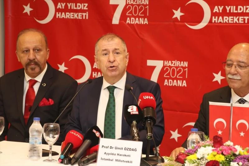 Bağımsız İstanbul Milletvekili Ümit Özdağ, Ayyıldız Hareketi heyetiyle Adana