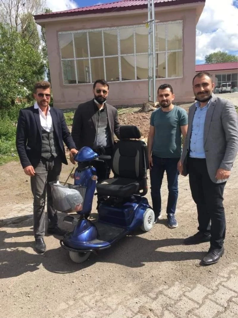 Ülkü Ocaklarından akülü araç kampanyası
