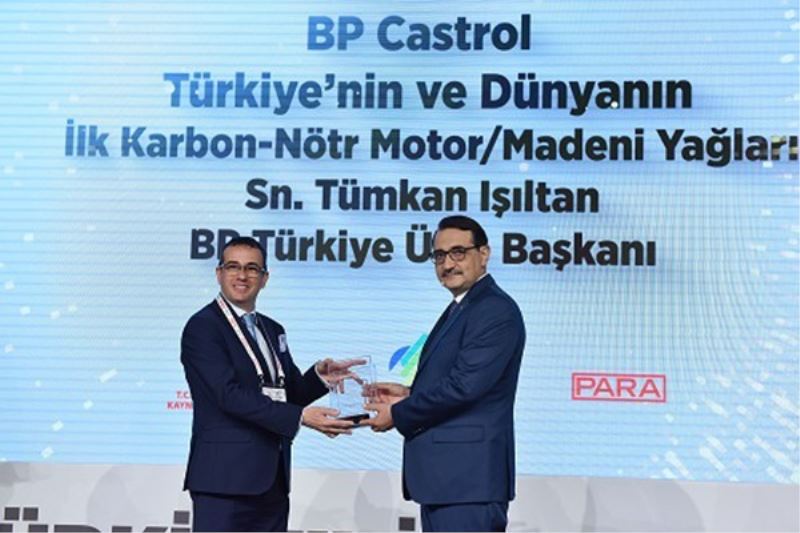 Enerji ve Tabii Kaynaklar Bakanlığı’ndan Castrol’e ödül
