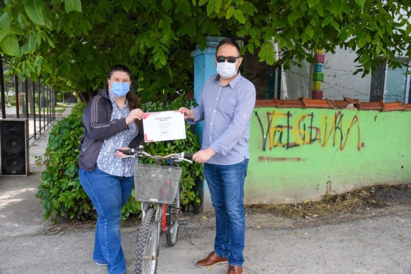 Belediyenin başlattığı bisiklet kampanyası yoğun ilgi gördü
