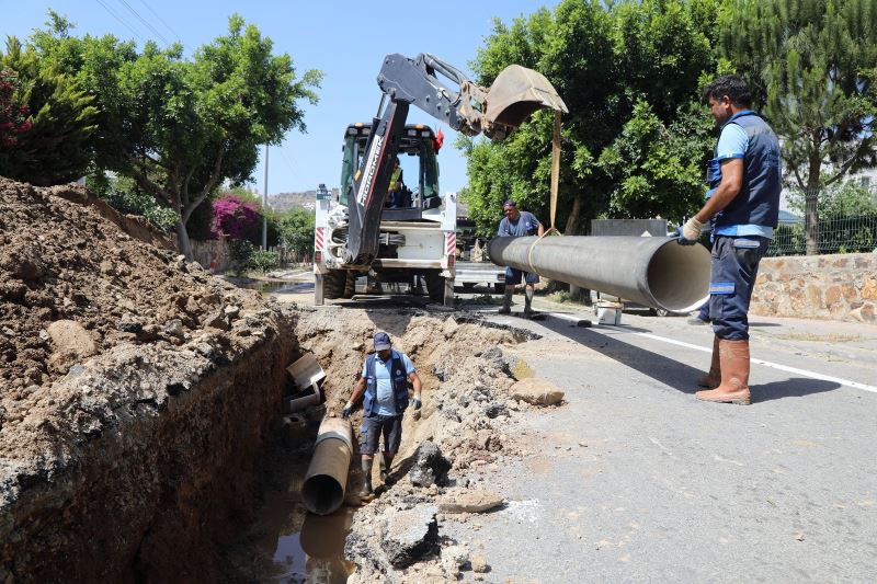 Bodrum Konacık’ta 2 Km İçme Suyu Hattı Yenilendi
