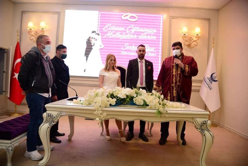 Yılın ilk yarısında 170 çift dünyaevine girdi
