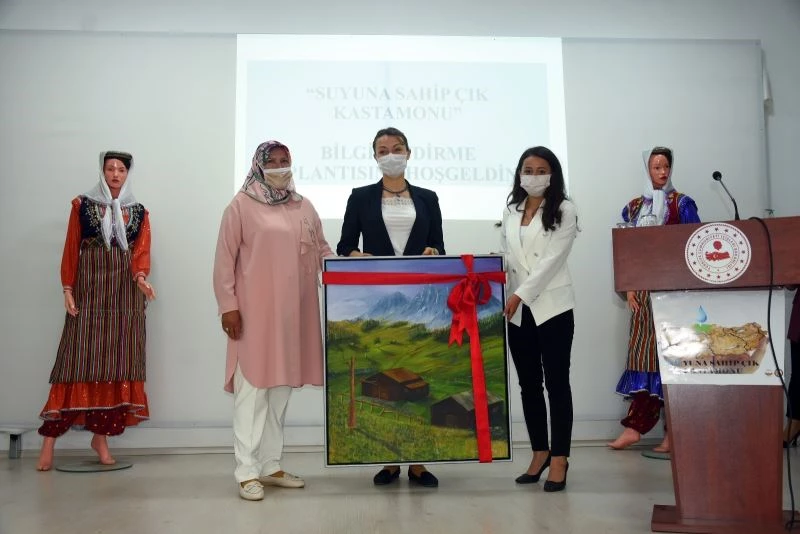 Kastamonulu kadınlara suyun tasarrufu anlatıldı
