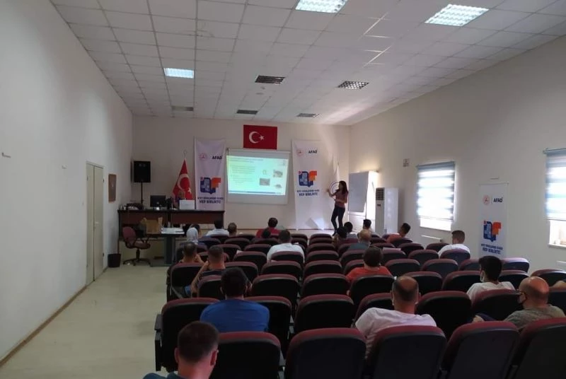 Kamu kurum personeline yönelik afet bilinci eğitmen eğitimi yapıldı
