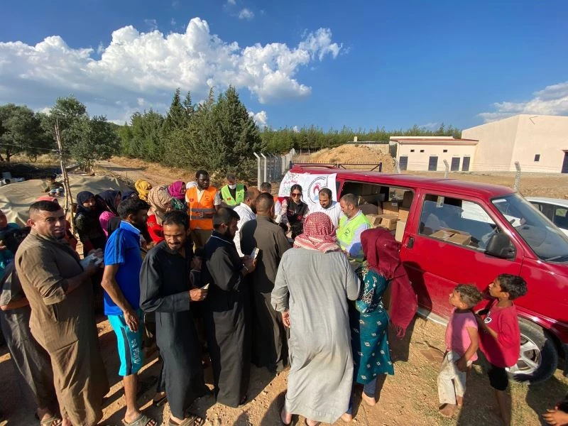 Çadırlarda erken bayram sevinci
