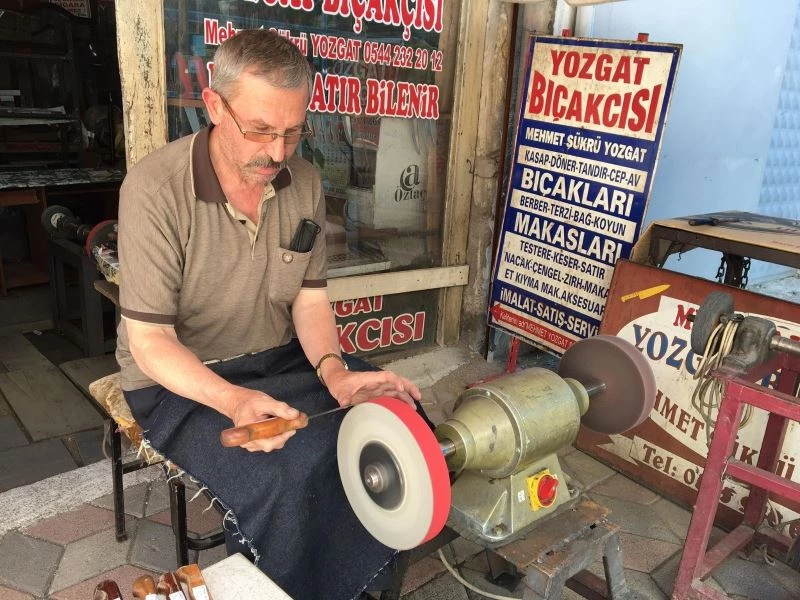 Yerköy’de bıçakçılarda yoğunluk oluştu
