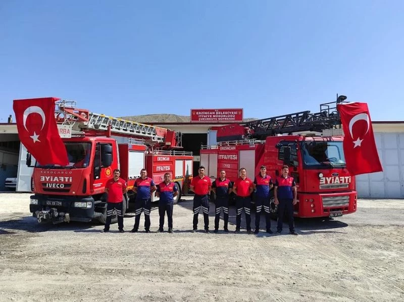 Erzincan’da 40 bin kişinin yaşadığı yerleşkede itfaiye müfrezesi hizmete girdi
