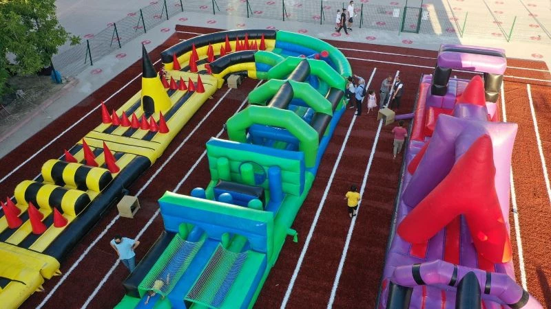 Keçiören’deki survivor alanı eğlencenin adresi oldu
