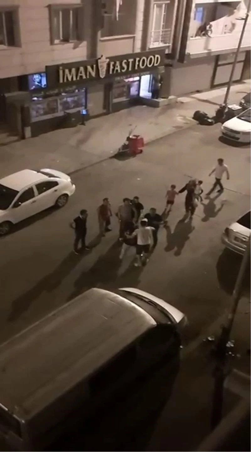 (Özel) Eşine şiddet uyguladığı için darp edilmek istenen adam, yine eşinin arkasına saklandı
