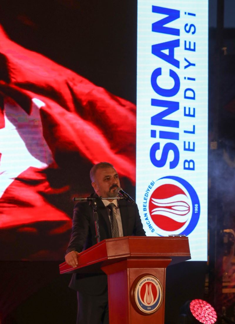 Sincan Belediye Başkanı Ercan: 