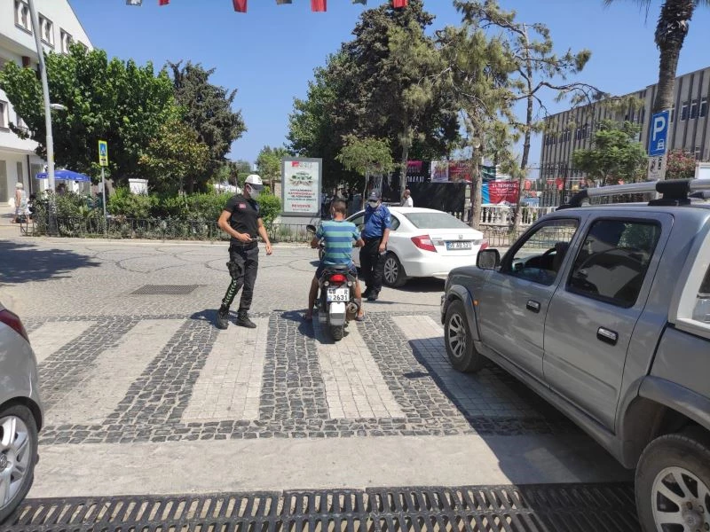 Datça’da motosikletlere yönelik denetim gerçekleştirildi
