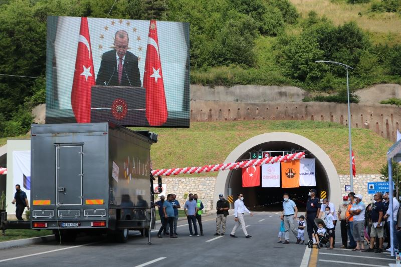 Bartın’daki yol açılışında konuşan Cumhurbaşkanı Erdoğan:
