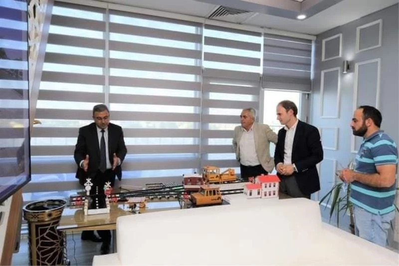 Dumlupınar tren istasyonu modernizasyon çalışmaları görüşüldü
