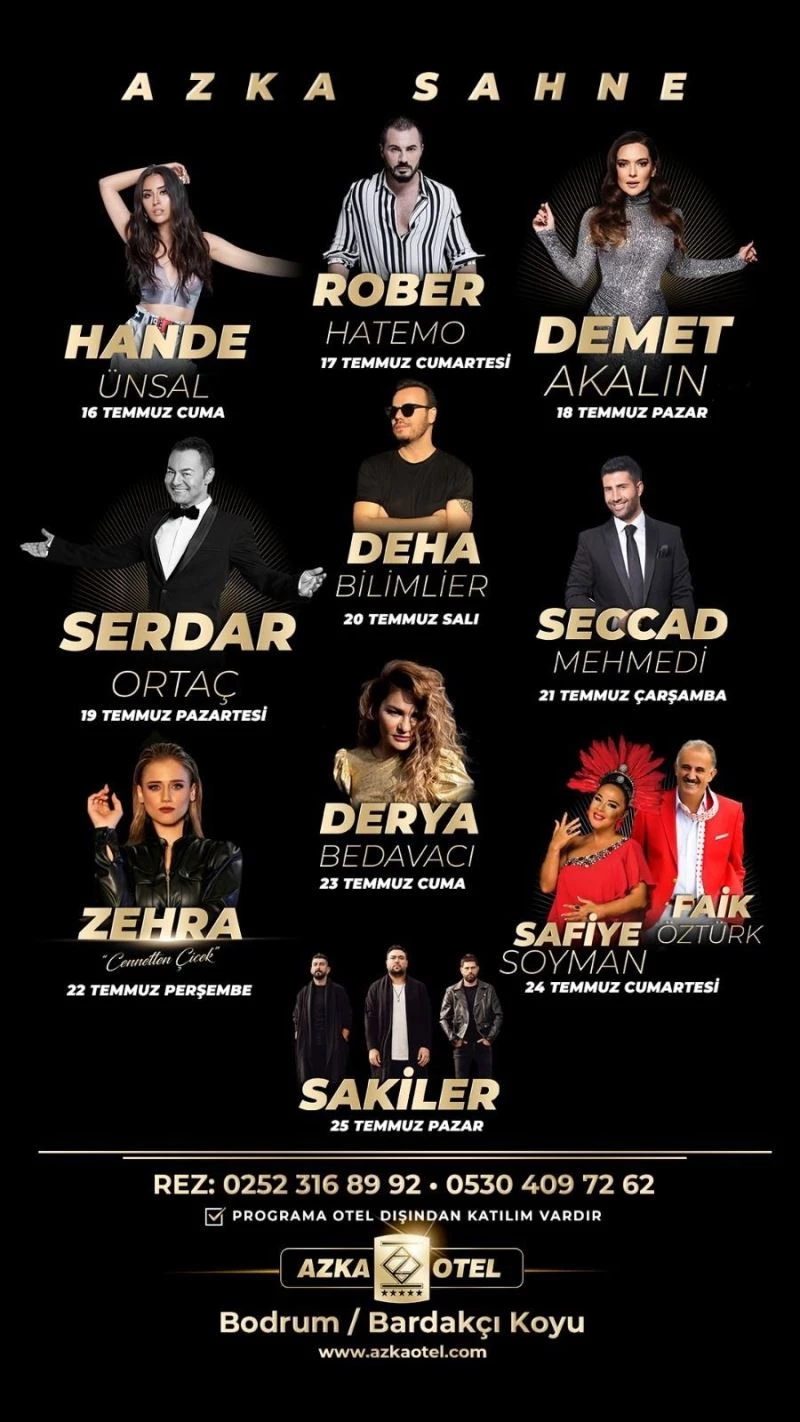 Bayramda Bodrum’a yıldız yağacak
