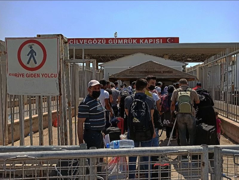 Cilvegözü’nde bayram yoğunluğu

