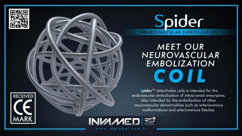 İnvamed RD Global, ‘Spider Nörovasküler Coil Avrupa Akreditasyonu’nu aldı
