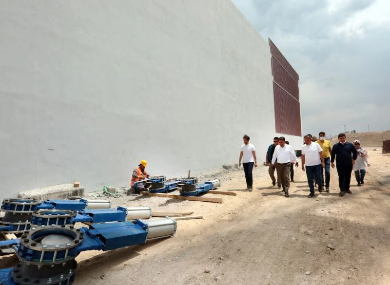 Genel Sekreter Çelikel, Katı Atık Entegre Tesisinin 2. etabını inceledi
