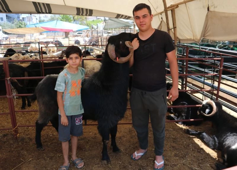 160 kilogramlık Honamlı Keçileri kurban pazarının gözdesi oldu
