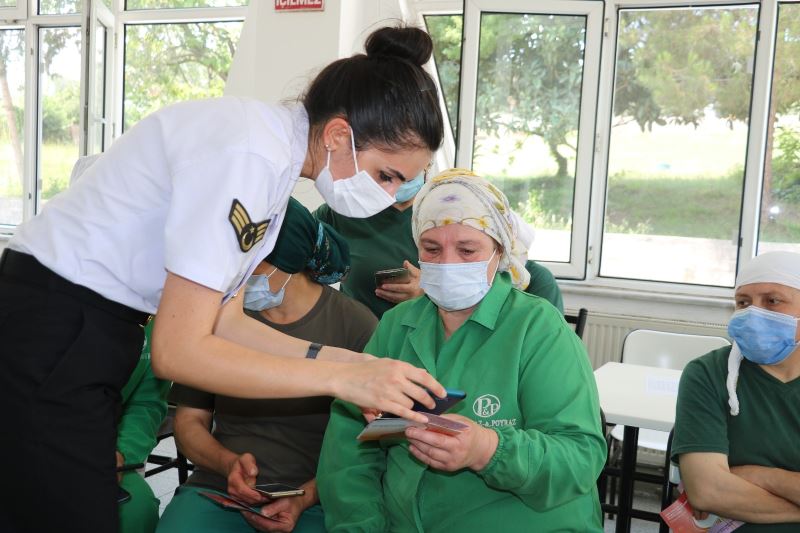 Ordu’da jandarmadan ‘kadına şiddet’ bilgilendirmesi
