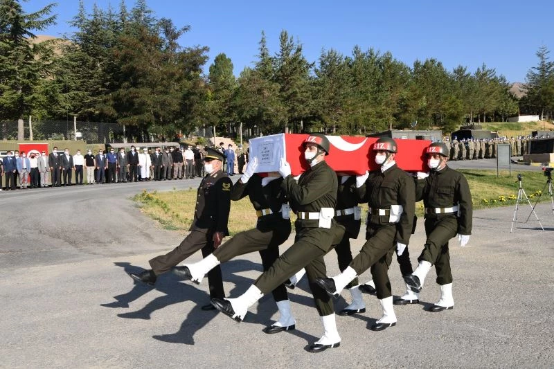 Şehit Çelebi için uğurlama töreni
