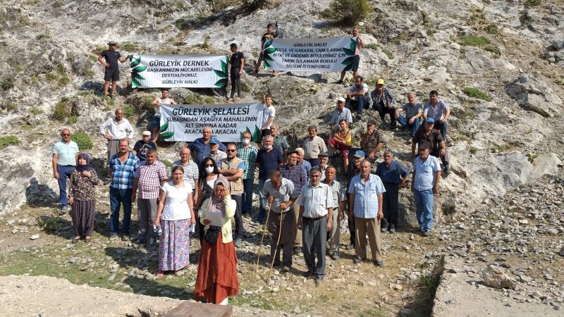 Kapalı boruya karşı doğal sulama kanalını geri istiyorlar
