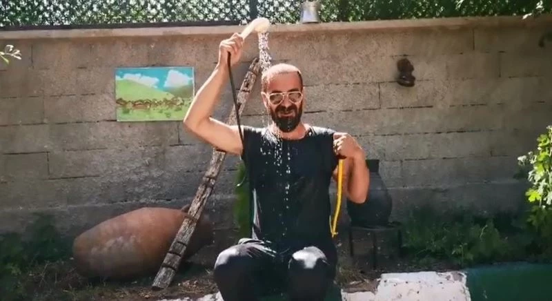 Sıcağa alışık olmayan Erzurumlular serinlemek için farklı çözümler arıyor
