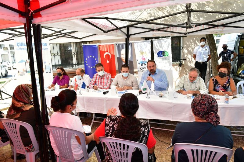 Başkan Gümrükçü, mahalle toplantılarını Balatçık Mahallesi ile sürdürdü
