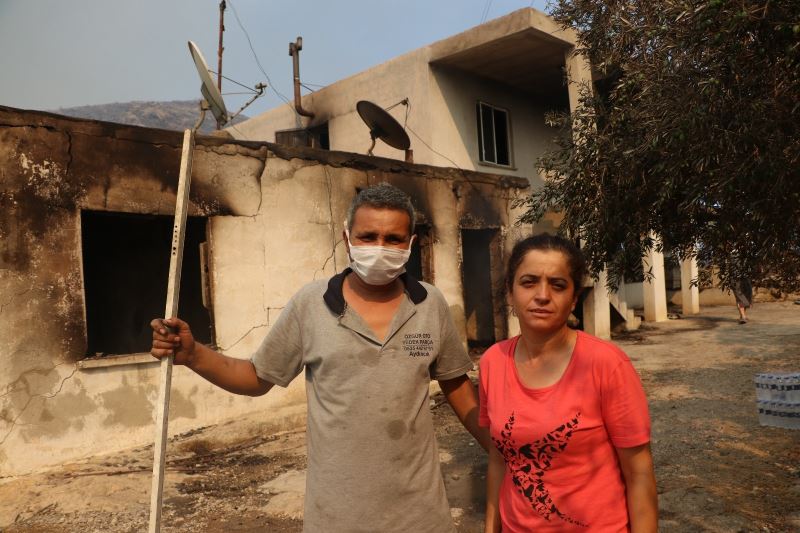 Evleri yanan vatandaşlar: 