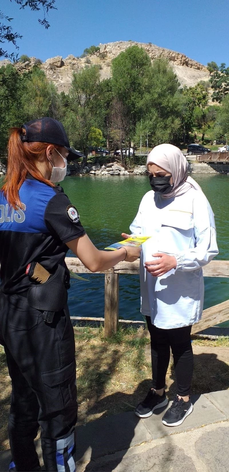 Polis ekiplerinden boğulma vakalarına karşı bilgilendirme
