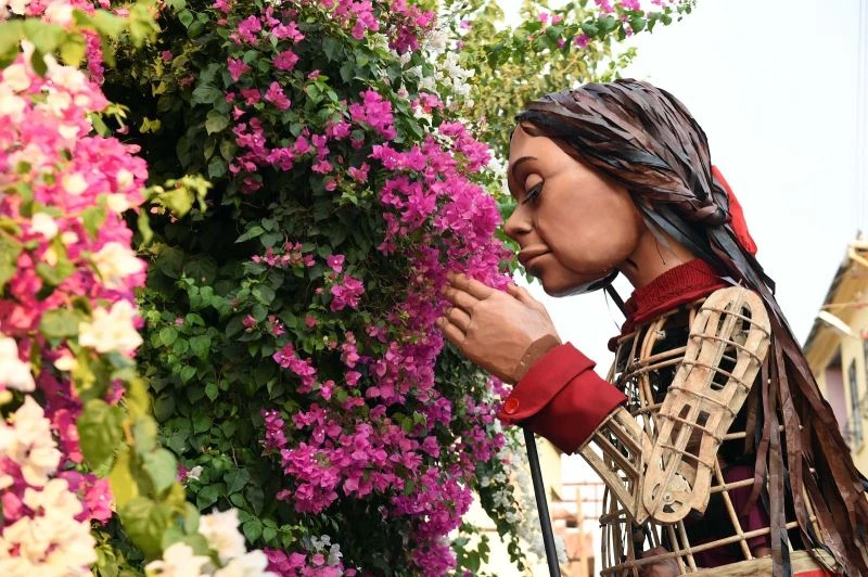 Mülteci çocukları simgeleyen kukla Amal’ın üçüncü durağı Tarsus oldu
