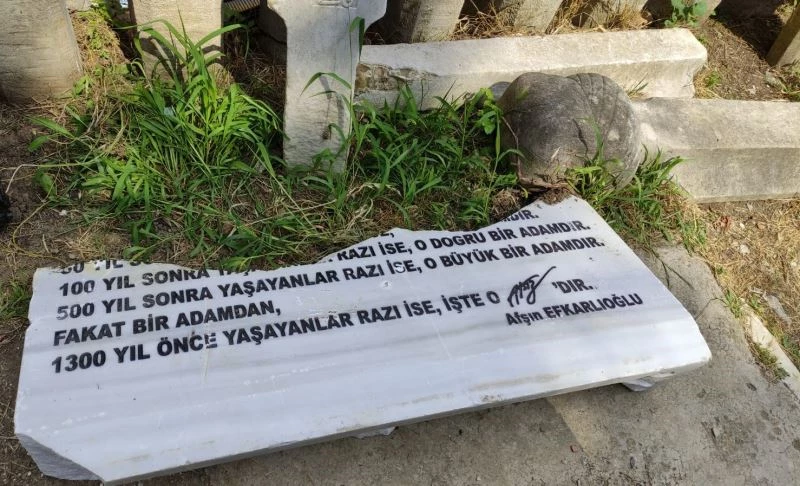 Yazar Hüseyin Nihal Atsız’ın mezarına saldırı
