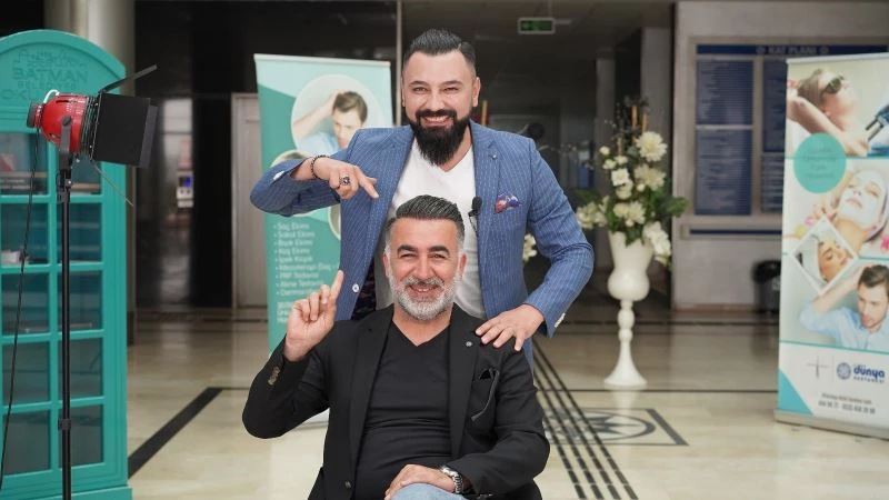 14 ay süren saç ekiminde, 5 bin greft ekildi
