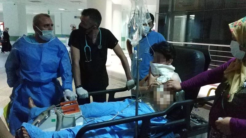 Karga kovalamak isterken ses fişeği ile kazara kendini vuran kız ağır yaralandı
