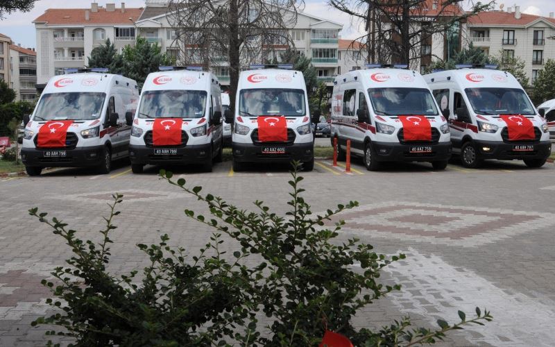 Kırşehir’e 5 yeni ambulans
