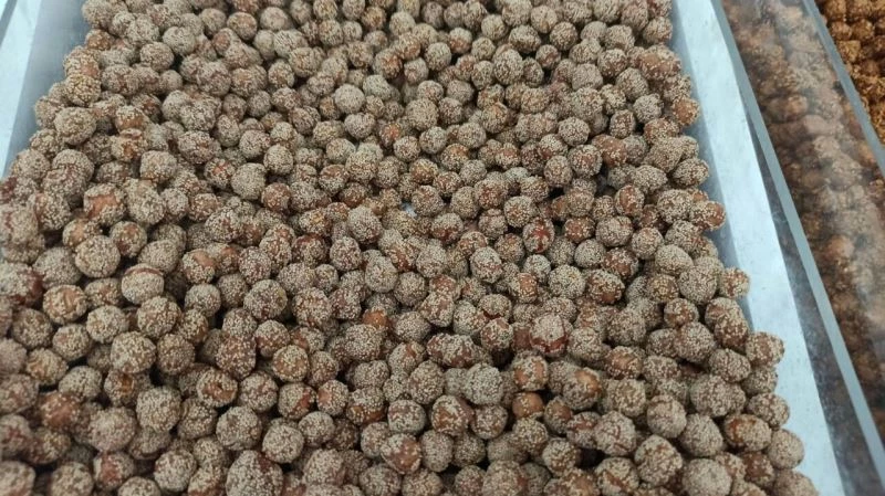 Pandemide dışarıya çıkamayan oturup leblebi yedi
