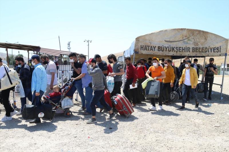 Suriyelilerin Kurban Bayramı öncesi Cilvegözü Sınır Kapısı