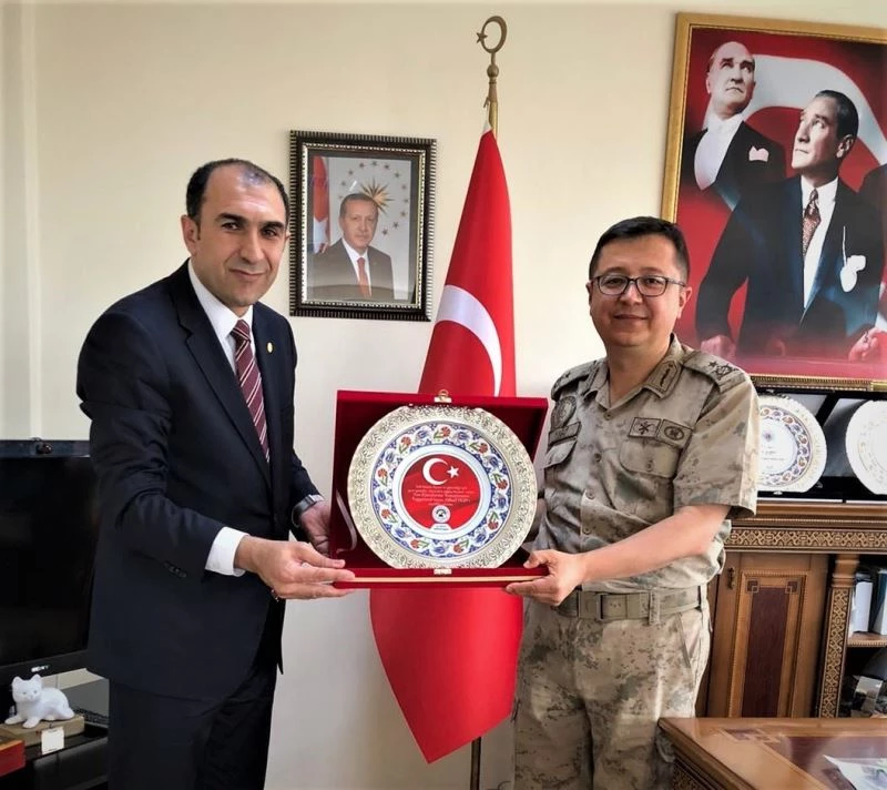 Tuğgeneral Yiğit’ten Başkan Berge’ye ziyaret
