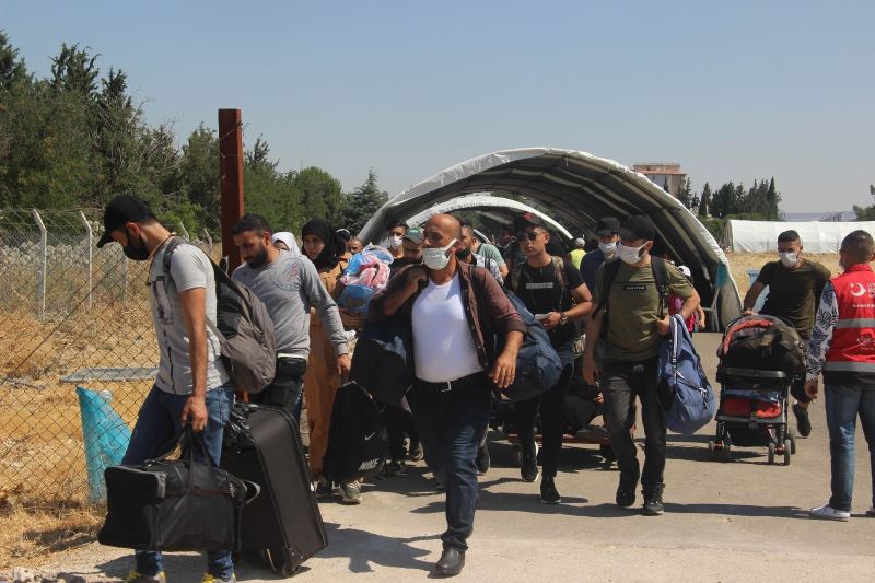 Ülkelerine bayram için giden Suriyelilerin sayısı 2 bini buldu
