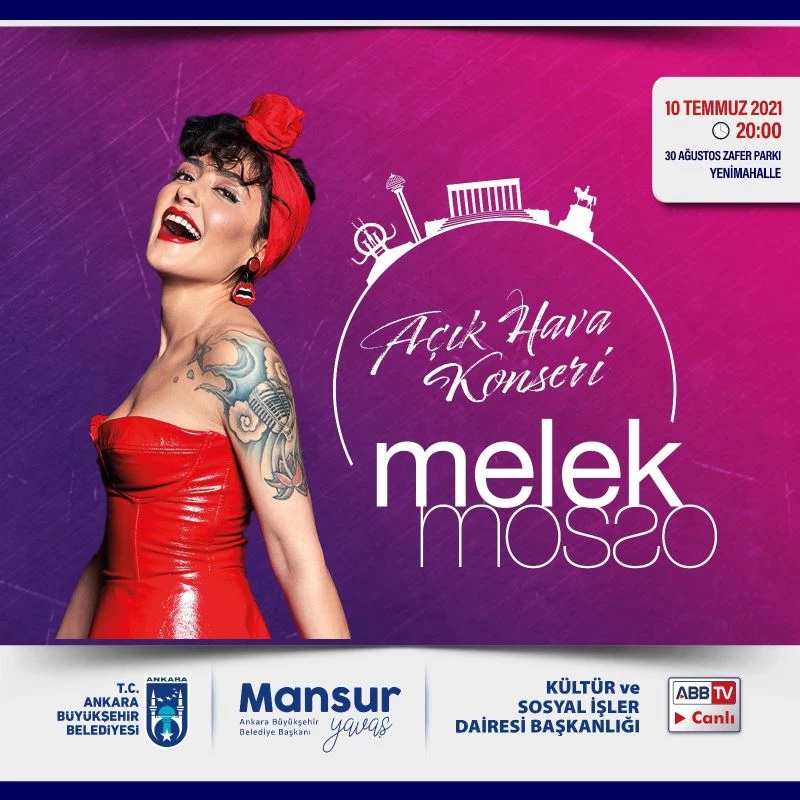 Başkent’te hafta sonu Melek Mosso rüzgarı esecek
